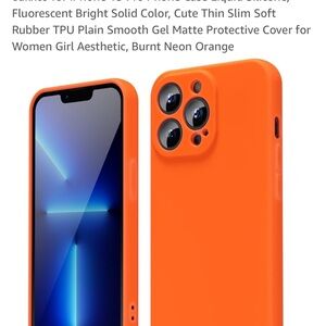 Orange Protective Phone Case for iPhone 13 Pro